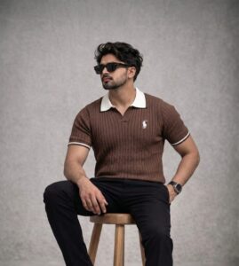 RALPH LAUREN POLO T-SHIRT “CHOCOLATE”