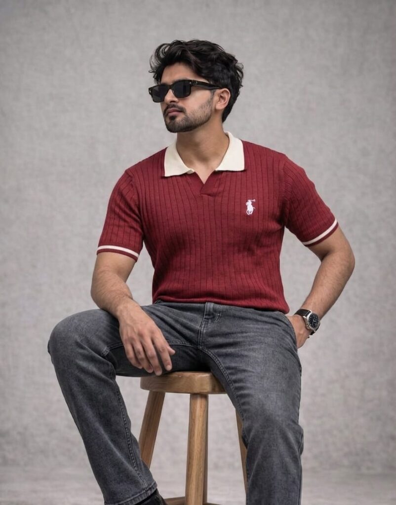 RALPH LAUREN POLO T-SHIRT “MEROON”